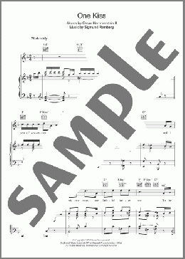 One Kiss(Sigmund Romberg) 楽譜 その他 ダウンロード