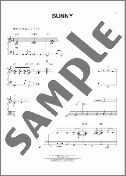 Sunny [Jazz version] (arr. Brent Edstrom)(Bobby Hebb) 楽譜 ピアノ（ソロ） ダウンロード
