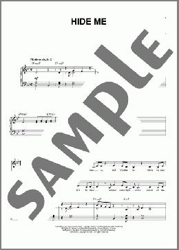 Hide Me(Kirk Franklin) 楽譜 ピアノ & ボーカル ダウンロード