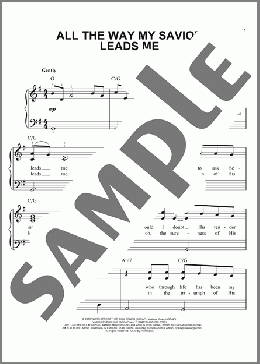 All The Way My Savior Leads Me(Matt Redman/Chris Tomlin) 楽譜 ピアノ（ソロ） ダウンロード