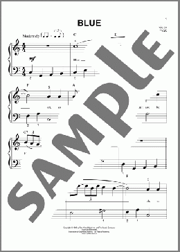 Blue(LeAnn Rimes) 楽譜 ピアノ（ソロ） ダウンロード