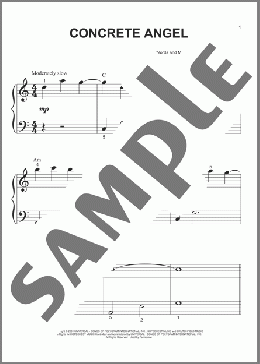 Concrete Angel(Martina McBride) 楽譜 ピアノ（ソロ） ダウンロード