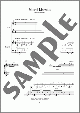Miami Mambo(Sondra Clark) 楽譜 ピアノ（連弾） ダウンロード