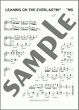 Leaning On The Everlasting Arms [Ragtime version](Anthony J. Showalter) 楽譜 ピアノ（ソロ） ダウンロード