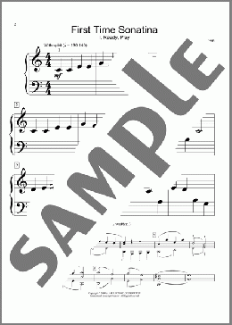 First Time Sonatina(Fred Kern) 楽譜 ピアノ（ソロ） ダウンロード