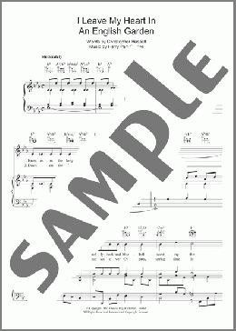 I Leave My Heart In An English Garden(Harry Parr-Davies) 楽譜 その他 ダウンロード