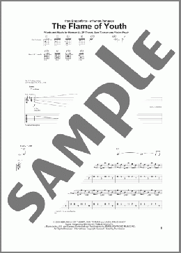 The Flame Of Youth(Dragonforce) 楽譜 ギター（ソロ） ダウンロード