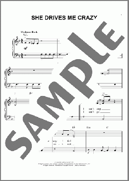 She Drives Me Crazy(Fine Young Cannibals) 楽譜 ピアノ（ソロ） ダウンロード
