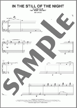 In The Still Of The Night(Cole Porter) 楽譜 ピアノ（連弾） ダウンロード