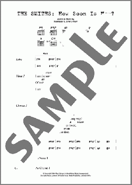 How Soon Is Now?(The Smiths) 楽譜 ギター（コード） ダウンロード