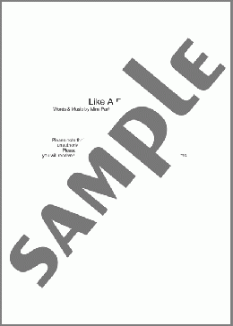 Like A Forest(Low) 楽譜 ギター（コード） ダウンロード