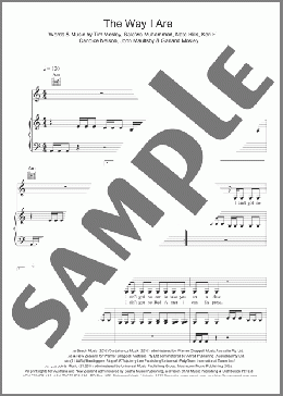 The Way I Are(Timbaland) 楽譜 その他 ダウンロード