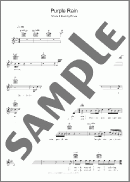 Purple Rain(Prince/Prince & The Revolution) 楽譜 その他 ダウンロード