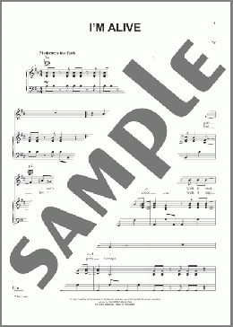 I'm Alive(Jeremy Camp) 楽譜 ピアノ & ボーカル & ギター ダウンロード