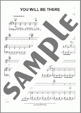 You Will Be There(Jeremy Camp) 楽譜 ピアノ & ボーカル & ギター ダウンロード