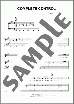 Complete Control(The Clash) 楽譜 ピアノ & ボーカル & ギター ダウンロード