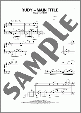 Rudy - Main Title (arr. Phillip Keveren)(Jerry Goldsmith) 楽譜 ピアノ（ソロ） ダウンロード