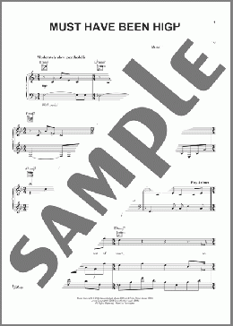 Must Have Been High(Stew/Passing Strange (Musical)) 楽譜 ピアノ & ボーカル & ギター ダウンロード