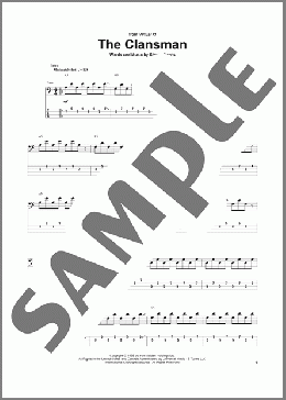 The Clansman(Iron Maiden) 楽譜 ベース ダウンロード