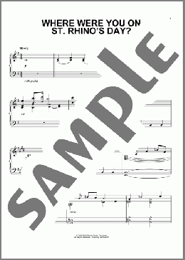 Where Were You On St. Rhino's Day?(John Powell/Bolt (Movie)) 楽譜 ピアノ（ソロ） ダウンロード