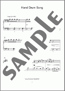 Hand Drum Song (arr. Joseph Johnson)(Chinese Folksong/Joseph Johnson) 楽譜 ピアノ（ソロ） ダウンロード