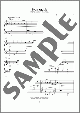 Homesick (Theme And Five Variations) (arr. Joseph Johnson)(Chinese Folksong/Joseph Johnson) 楽譜 ピアノ（ソロ） ダウンロード