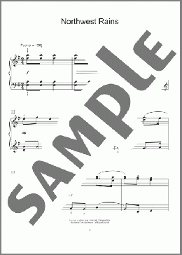 Northwest Rains (arr. Joseph Johnson)(Chinese Folksong/Joseph Johnson) 楽譜 ピアノ（ソロ） ダウンロード