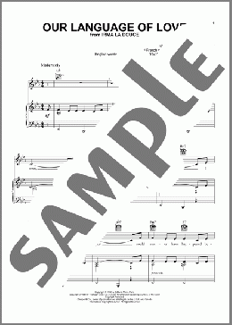 Our Language Of Love(Mel Torme) 楽譜 ピアノ & ボーカル & ギター ダウンロード