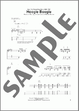 Hoogie Boogie(John Lee Hooker) 楽譜 ギター（ソロ） ダウンロード