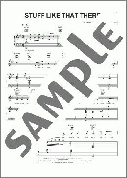 Stuff Like That There(Bette Midler/Betty Hutton) 楽譜 ピアノ & ボーカル ダウンロード
