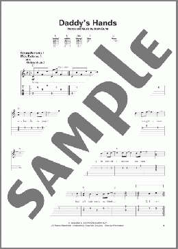 Daddy's Hands(Holly Dunn) 楽譜 ギター（ソロ） ダウンロード