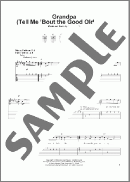 Grandpa (Tell Me 'Bout The Good Old Days)(The Judds) 楽譜 ギター（ソロ） ダウンロード