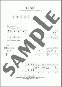Lucille(Kenny Rogers) 楽譜 ギター（ソロ） ダウンロード