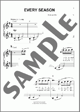 Every Season (arr. Phillip Keveren)(Nichole Nordeman) 楽譜 ピアノ（ソロ） ダウンロード