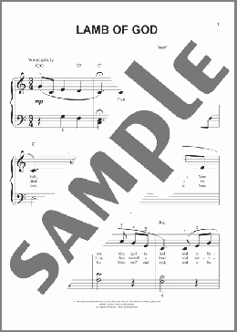 Lamb Of God (arr. Phillip Keveren)(Twila Paris) 楽譜 ピアノ（ソロ） ダウンロード