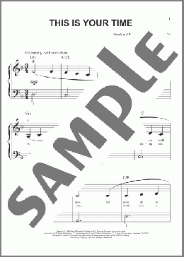 This Is Your Time (arr. Phillip Keveren)(Michael W. Smith) 楽譜 ピアノ（ソロ） ダウンロード