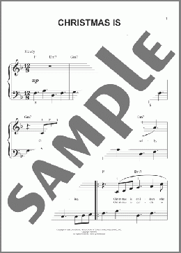 Christmas Is (arr. Phillip Keveren)(Percy Faith) 楽譜 ピアノ（ソロ） ダウンロード