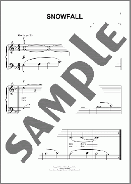 Snowfall (arr. Phillip Keveren)(Tony Bennett) 楽譜 ピアノ（ソロ） ダウンロード