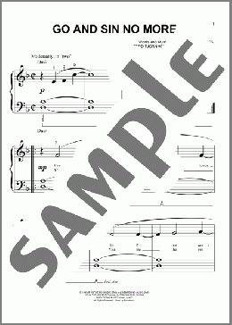 Go And Sin No More (arr. Phillip Keveren)(Rebecca St. James) 楽譜 ピアノ（ソロ） ダウンロード