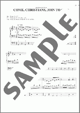 Come, Christians, Join To Sing(Traditional) 楽譜 その他 ダウンロード
