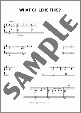What Child Is This?(William C. Dix) 楽譜 ピアノ（ソロ） ダウンロード