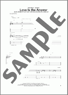 Love Is The Answer(Weezer) 楽譜 ギター（ソロ） ダウンロード