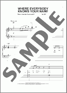 Where Everybody Knows Your Name (arr. Phillip Keveren)(Gary Portnoy/TV Theme Song) 楽譜 ピアノ（ソロ） ダウンロード