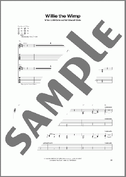 Willie The Wimp(Stevie Ray Vaughan) 楽譜 ギター（ソロ） ダウンロード