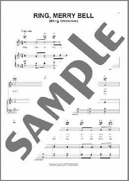 Kling, Glockchen (Ring, Merry Bell)(Traditional German Carol) 楽譜 ピアノ & ボーカル & ギター ダウンロード