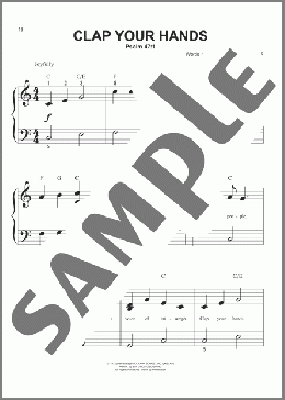 Clap Your Hands(Jimmy Owens) 楽譜 ピアノ（ソロ） ダウンロード