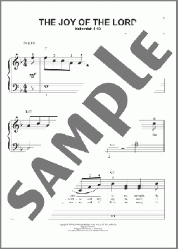 Joy Of The Lord(Alliene G. Vale) 楽譜 ピアノ（ソロ） ダウンロード