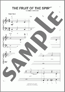The Fruit Of The Spirit(Frank Hernandez) 楽譜 ピアノ（ソロ） ダウンロード