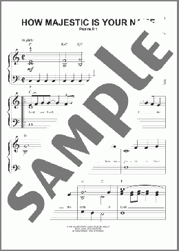 How Majestic Is Your Name(Sandi Patty) 楽譜 ピアノ（ソロ） ダウンロード