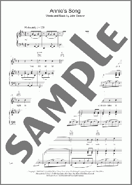 Annie's Song(John Denver) 楽譜 その他 ダウンロード